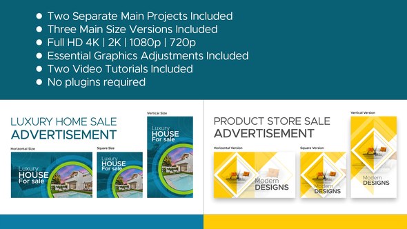 Videohive Luxury Home Sale AD-01 Product Promo template preview