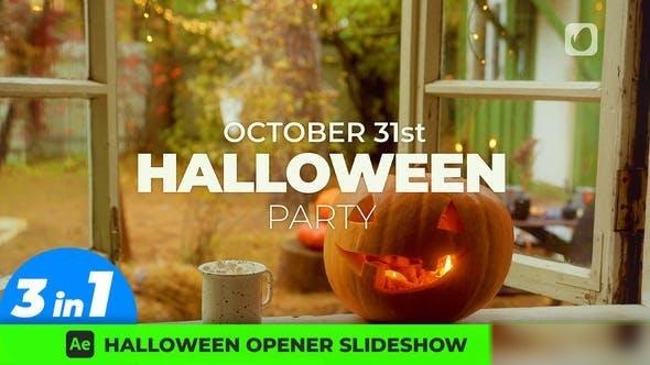 Videohive Halloween Opener Slideshow | 3 in 1 Openers template preview