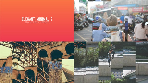 Videohive Elegant Minimal 2 Video Displays template preview