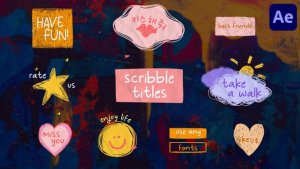 Videohive Scribble Lyric Titles for After Effects Titles template preview