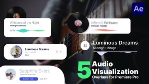 Videohive Audio Visualization Overlays Product Promo template preview