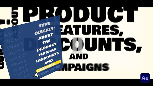 Videohive Typography Animation 60980924 Titles template preview
