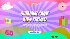 Videohive Kids Summer Camp Promo 51634989 Video Displays template preview