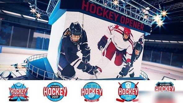 Videohive Hockey Opener Openers template preview