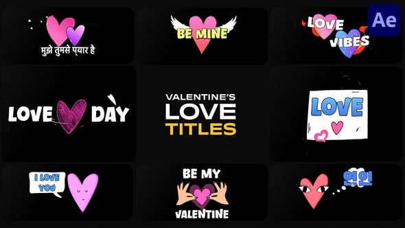 Videohive Valentines Love Titles | After Effects Titles template preview
