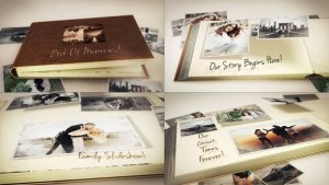 Videohive Book Of Memories Video Displays template preview