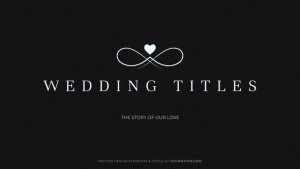 Videohive Titles - Wedding Titles template preview