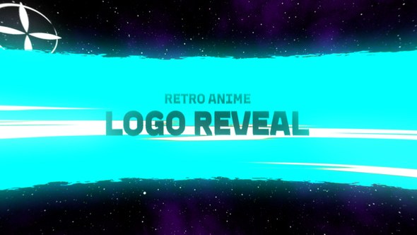 Videohive Retro Anime Logo Reveal Logo Stings template preview