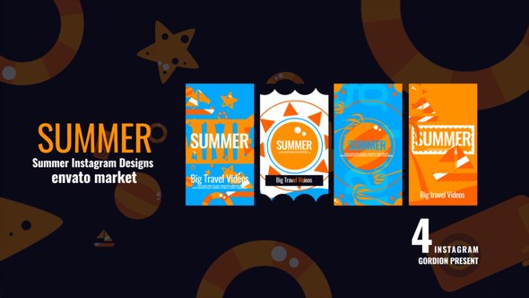 Videohive Summer Instagram Ver.3 Product Promo template preview