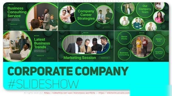 Videohive Corporate Company Slideshow Openers template preview