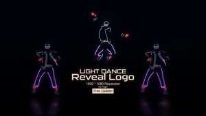 Videohive Light Dance Reveal Logo Openers template preview