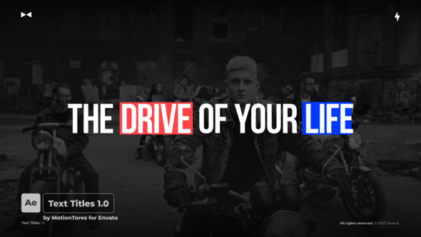 Videohive Text Titles 1.0  AE Titles template preview