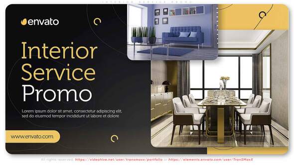 Videohive Interior Service Promo Product Promo template preview