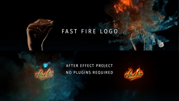 Videohive Fast Fire Logo Logo Stings template preview