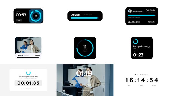 Videohive Countdown & Timer Pack Broadcast-packages template preview