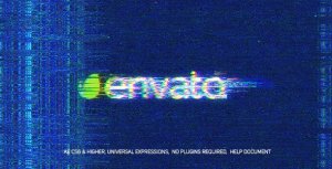 Videohive Noise Glitch Logo Logo Stings template preview