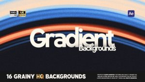 Videohive Grainy Gradient Backgrounds Elements template preview