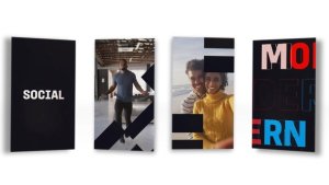 Videohive Social Montage Video Displays template preview