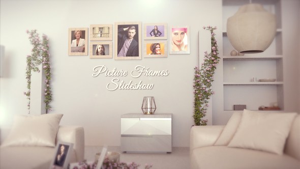 Videohive Picture Frames Slideshow 46268885 Video Displays template preview