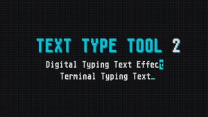 Videohive Text Type Tool 2 Titles template preview