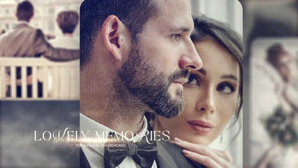 Videohive Wedding Romantic Video Displays template preview
