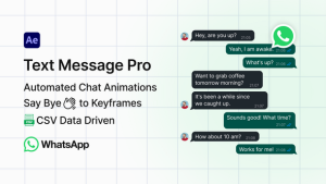 Videohive WhatsApp Text Message Pro Elements template preview