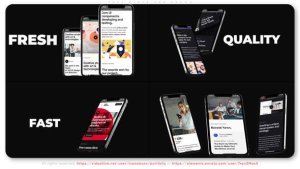 Videohive Fast Black App Promo Product Promo template preview