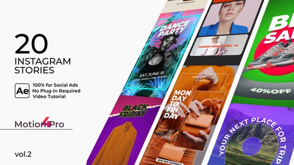 Videohive Instagram Stories vol.2 Product Promo template preview