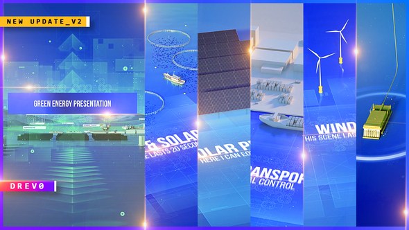 Videohive Green Energy PRESENTATION 4K/ NEW UPDATE V-2 Product Promo template preview
