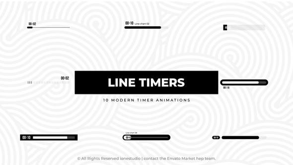 Videohive Line Timers Elements template preview