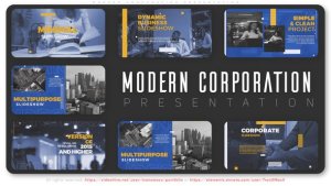 Videohive Modern Corporation Presentation Video Displays template preview