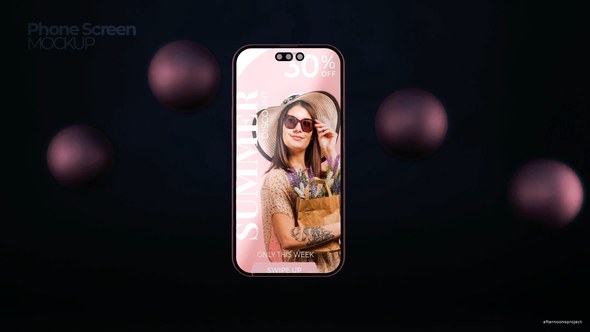 Videohive Phone 14 Clay Screen Mockup Product Promo template preview