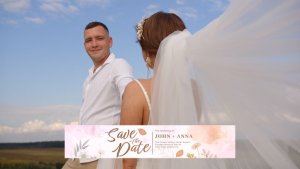 Wedding Horizontal Banner Video Displays template preview