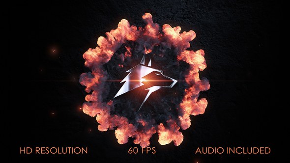 Videohive Logo Stomp Explosion Logo Stings template preview