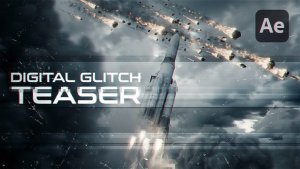 Cinematic Glitch Action Trailer Openers template preview
