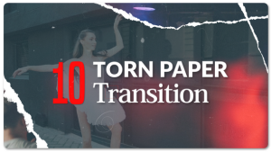 Videohive Torn Paper Transitions 53934484 Broadcast-packages template preview