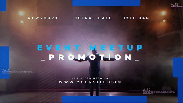 Videohive Event Meetup Promo Openers template preview