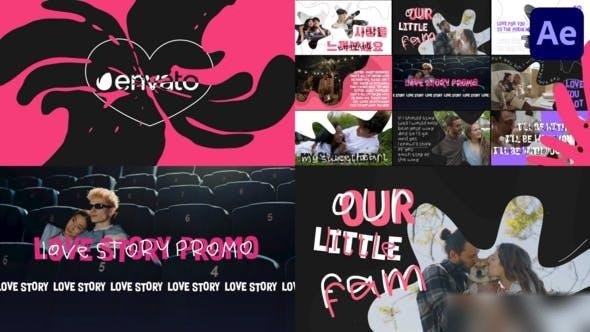 Videohive Love Story Promo for After Effects Openers template preview