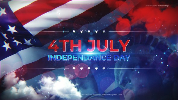 Videohive USA Independence Day Openers template preview