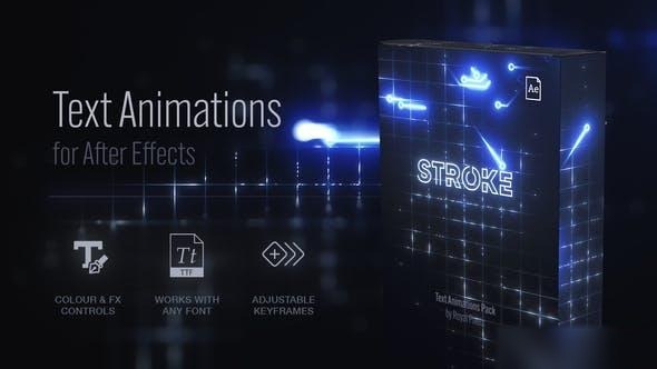 Videohive Text Animation Presets | Stroke Titles template preview
