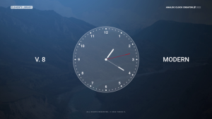 Videohive Analog Clock Creator | After Effects Elements template preview