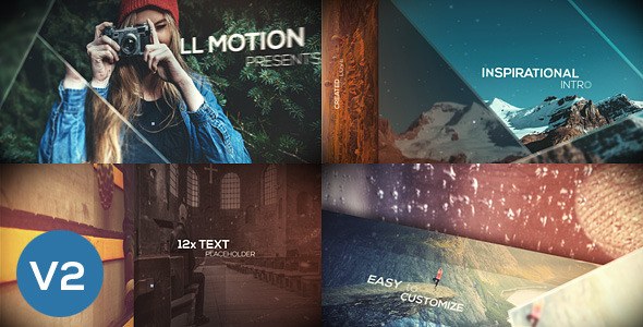 Inspire Intro Video Displays template preview