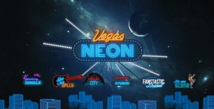 Vegas Neon Video Displays template preview