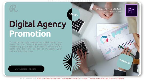 Digital Agency Promotion Premiere Pro template preview