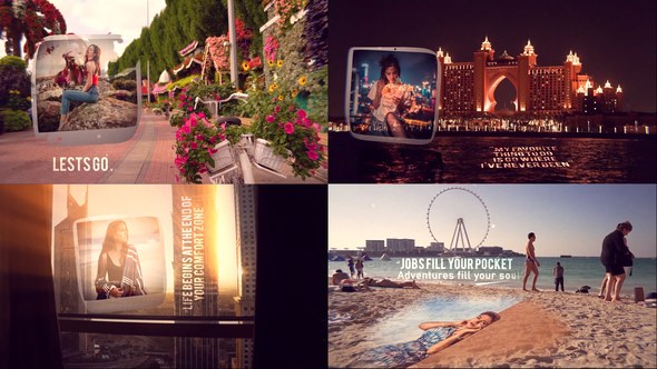 Videohive Dubai Travel PhotoSlide Video Displays template preview