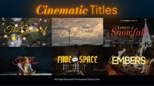 Videohive Movie Title Cinematic Titles template preview