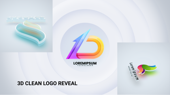 Videohive 3D Clean Logo Reveal 54071306 Logo Stings template preview