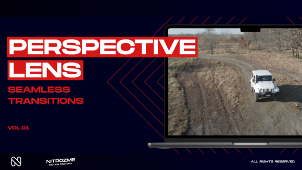 Videohive Perspective Lens Transitions Vol. 01 Elements template preview