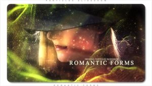 Videohive Romantic Forms Particles Slideshow Video Displays template preview