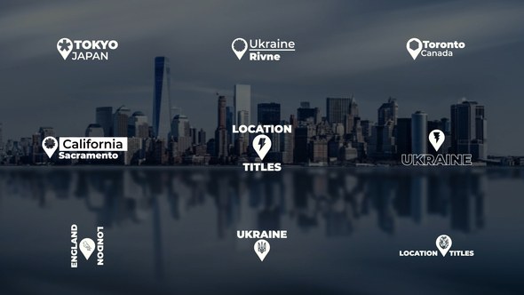 Videohive Location Titles | AE 49677957 Titles template preview